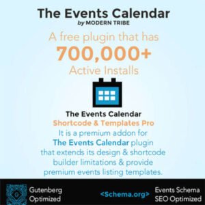 Image of The Events Calendar Shortcode and Templates Pro – WordPress Plugin