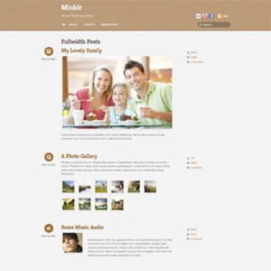 Image of Themify Minblr WordPress Theme