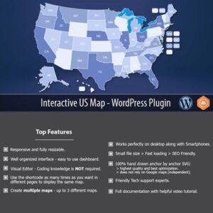 Image of Interactive US Map – WordPress Plugin