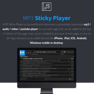 Image of MP3 Sticky Player WordPress Plugin