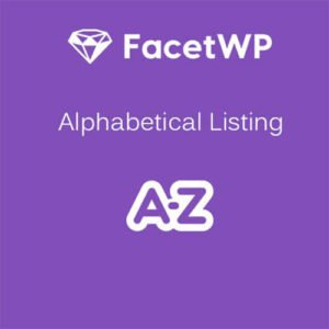 image of FacetWP – Alphabetical Listing