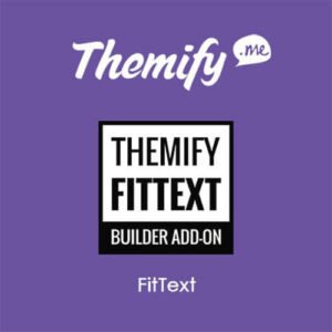 image of Themify Builder FitText